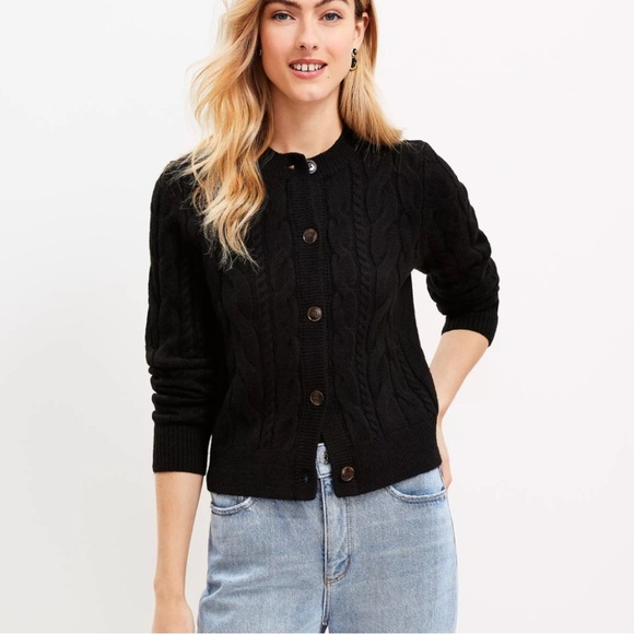 CABLE CARDIGAN - Picture 4 of 4